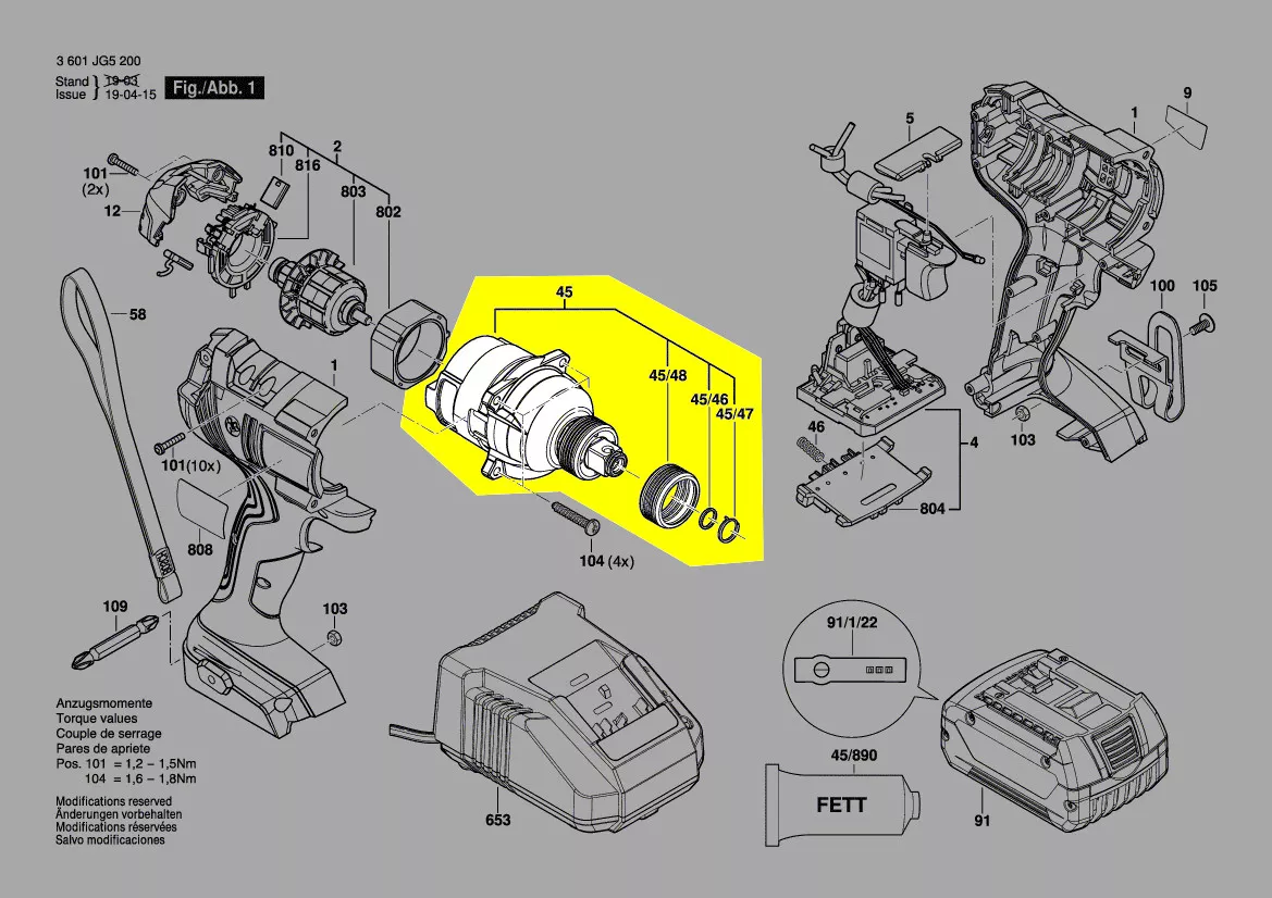 Boîte de transmission réf. 1 600 A00 N61 Bosch